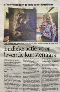 Anne Ermens, De Nieuwe Vaandeldrager, In de Krant