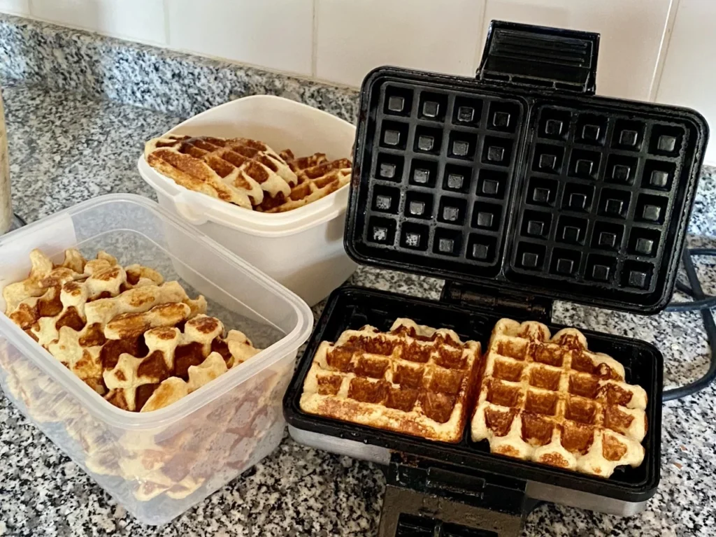 Augustus 2024, Gezonde wafels bakken (B)