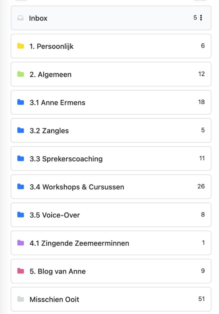 Todo-app Review Amazing Marvin ADHD, Master List (B)
