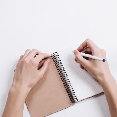 Blog zonder afbeelding, Notitieboekje met pen, schrijven (Blog)