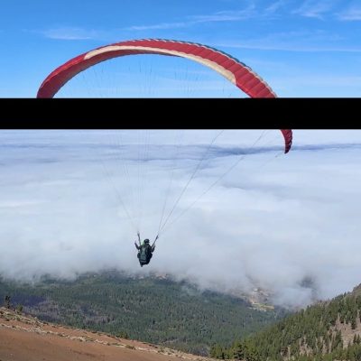 Dagboekstukjes Januari 2026 - Tenerife, Paragliden en eindelijk weer 'leven', Paragliden op Tenerife (B)