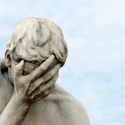 Stom (aangezien ik voorlopig niet in de ‘Linda’ sta), beeld de Denker, kunst (Blog)